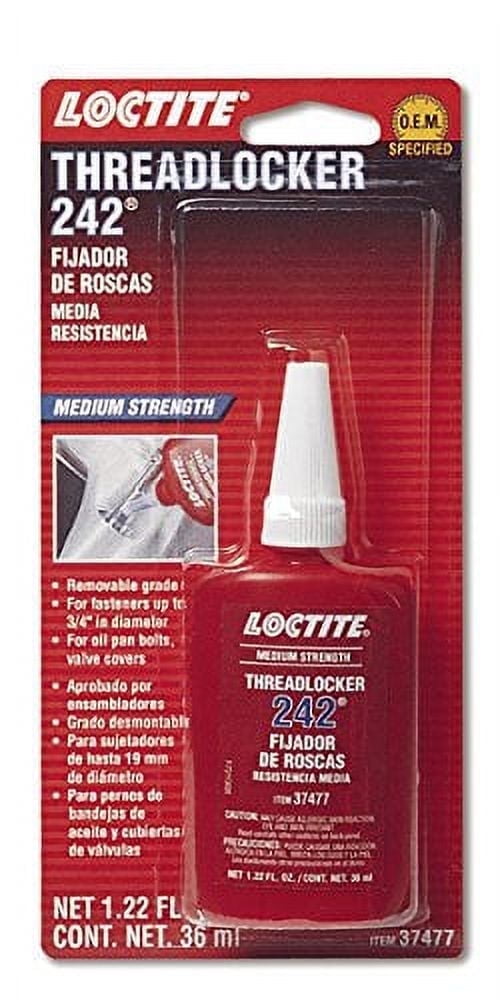 Loctite 37477 Blue Nut and Bolt Thread Locker - Walmart.com