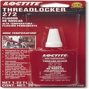 Loctite 37480-6PK Red High Temperature Threadlocker 272, 36-milliliter Bottle, Pack of 6