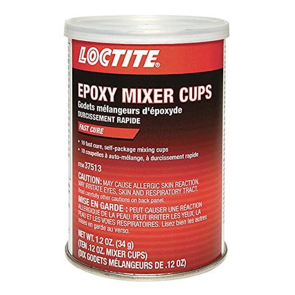 Loctite 37513 Epoxy Mixer 10-.12oz Cups Fast Cure