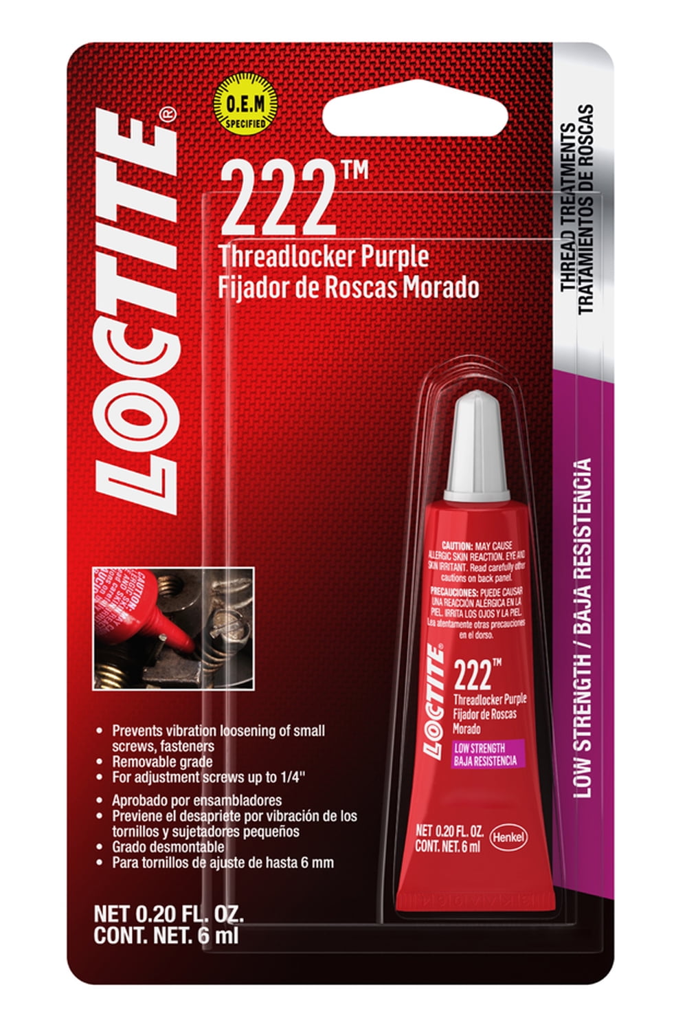 Loctite 38653 Thread locker 222 Low Strength Sealant 