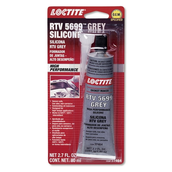 Loctite 5699 High Performance Rtv Silicone Gasket Maker, Grey