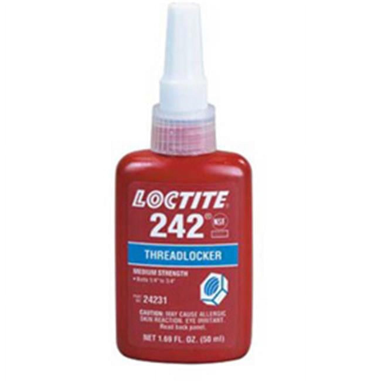 242â„¢ Threadlocker, Medium Strength, 50 mL, 1/4 in to 3/4 in Thread