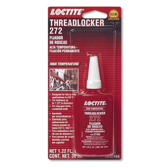 Loctite 492143, Aluminum,Stainless Steel, Multicolor High Temperature Threadlocker Industrial Sealant, 0.19 lbs