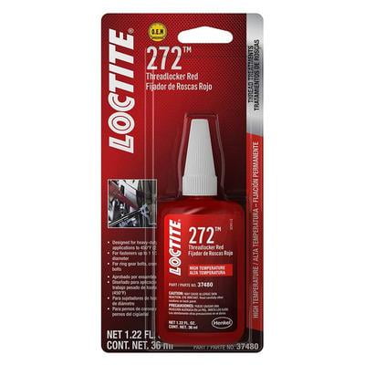 Loctite Threadlocker 272 Red Hi Temp 36ml/1.22oz Loctite Threadlocker 272 Red Hi Temp 36ml/1.22oz
