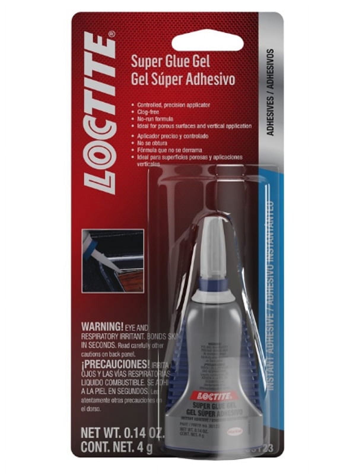 Loctite 636095 Quicktite Instant Adhesive Super Glue Gel Applicator, 4 Gram