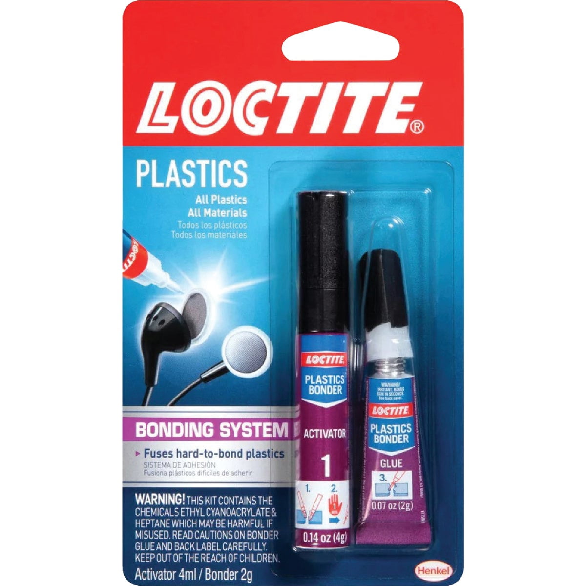 Loctite 681925 2-Gram Super Glue Plastics Bonding System with Activator (12 Pack)