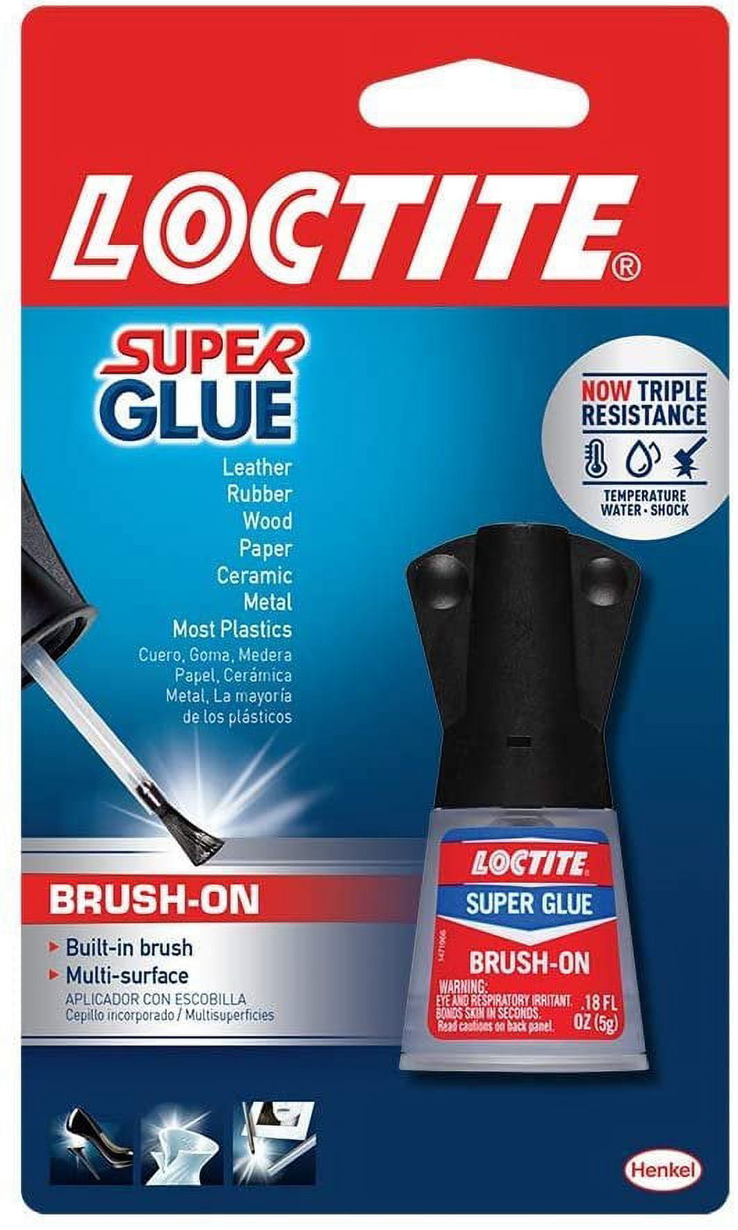 Loctite Super Glue Brush On Liquid - Liquid Adhesive - 0.319 CDM