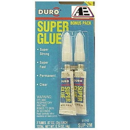 Henkel 1347649 2 Pack Duro Super Glue - Pack of 12