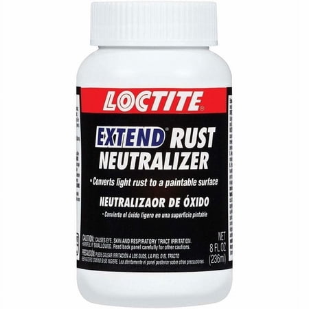 Loctite EXTEND 1381192 Rust Neutralizer, Liquid, Mild, Light Brown, 8 oz, Bottle