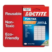 Loctite Eco Fun-Tak Mounting Putty, Pack of 1, White 4 oz Wallet