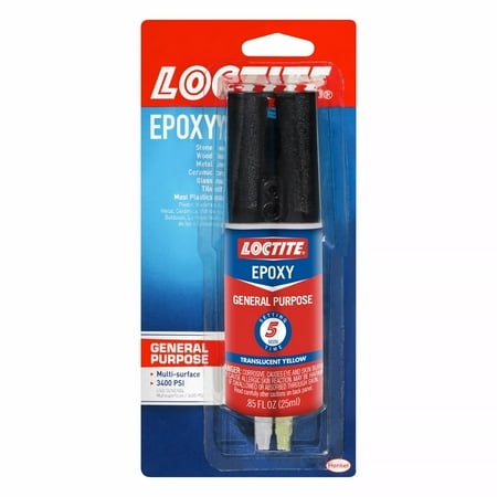Loctite Epoxy General Purpose, Pack of 1, Clear 0.85 oz Syringe