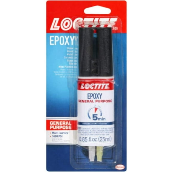 Loctite Epoxy Quick Set 0.85-Fluid Ounce Syringe 1395391 1