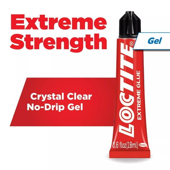 Loctite Extreme Glue Gel Pack of 1, Clear 0.7 oz Tube