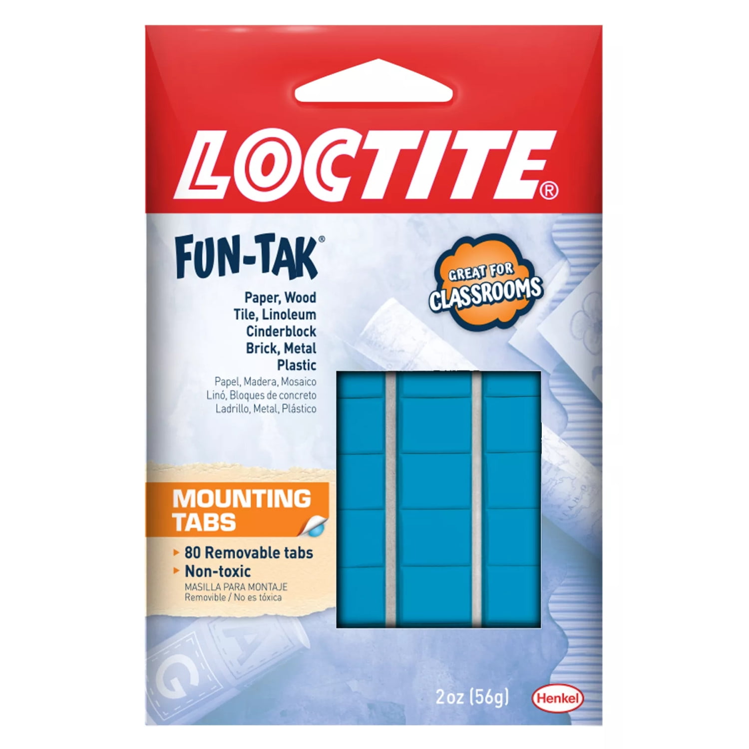 Loctite Fun-Tak Mounting Tabs, 12 pack, 2 oz