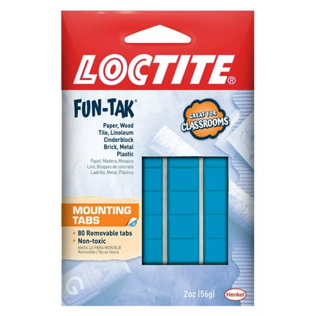 Loctite Fun-Tak Mounting Tabs, 12 pack, 2 oz