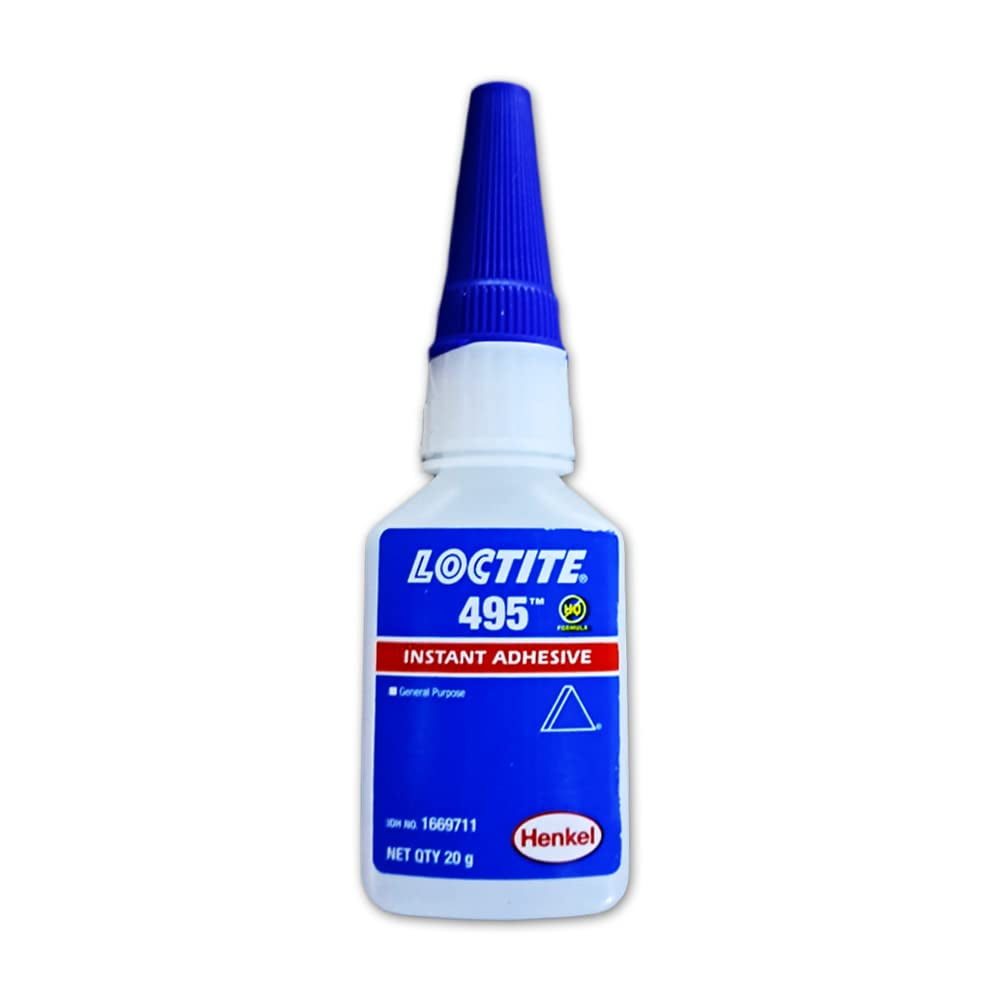 Loctite Genuine Henkel 495 - Super Glue - Instant Adhesive - General Purpose - 20 Gr
