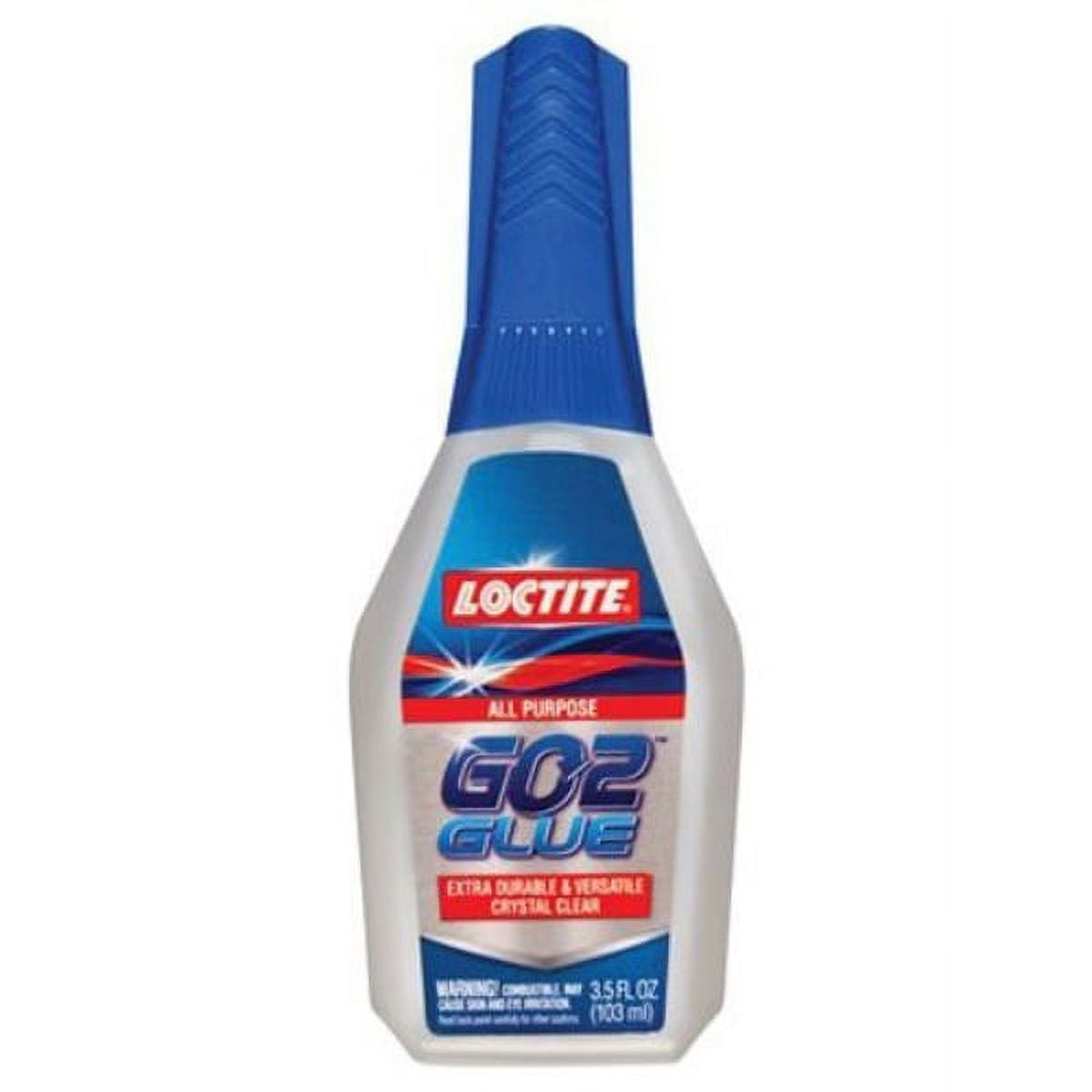 Loctite Go2 Glue All Purpose Adhesive 3.5Fluid Ounce Bottle (1624412