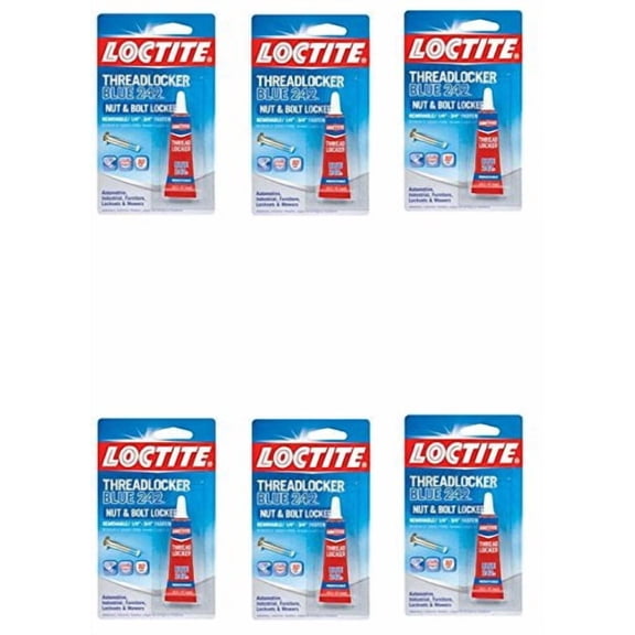 Loctite Heavy Duty Threadlocker, 0.2 oz, Blue 242, Single