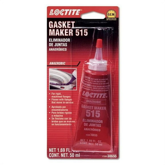 Loctite LOC555352, Multicolor Gasket Maker Flange Industrial Sealant, 0.25 lb 50 mml