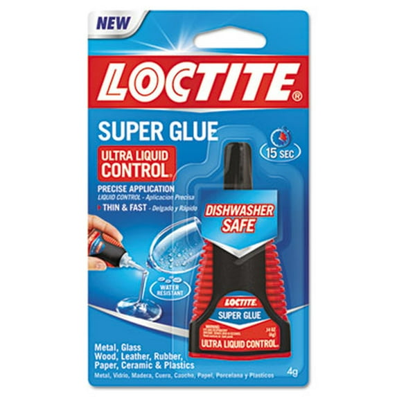 Loctite Liquid Super Glue Clear 0.14 oz (Pack of 8)