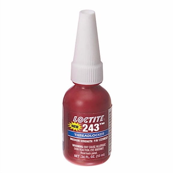 Loctite 1329837 10 ML LOCTITE 243 THREADLOCKER10ML OIL TOLERANT
