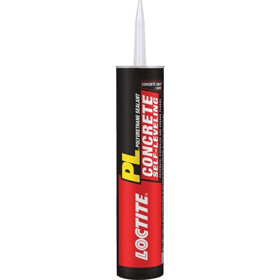 Loctite PL Polyurethane Self-Leveling Concrete Crack Sealant - Grey 10 oz. (12 Tubes per Carton)