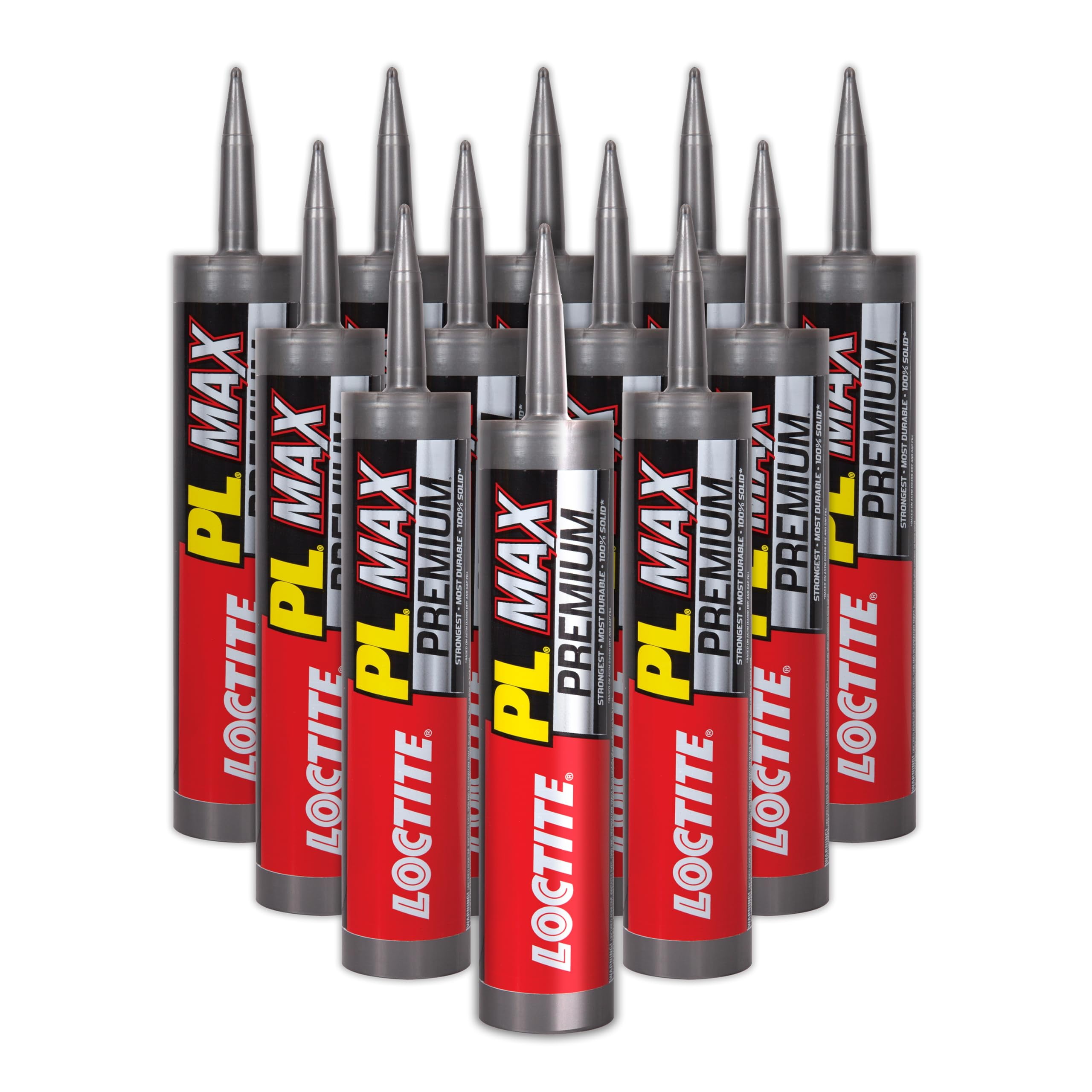 Loctite PL Premium Max Construction Adhesive, Versatile Construction Glue for Wood, Concrete