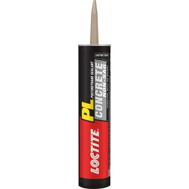 Loctite Pl Polyurethane Sealant Concrete Non-Sag, Pack of 1, Gray 10 fl oz Cartridge