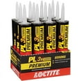 thumbnail image 1 of Loctite Pl Premium Polyurethane Construction Adhesive Pack of 12, Tan 10 fl oz Cartridge, 1 of 7