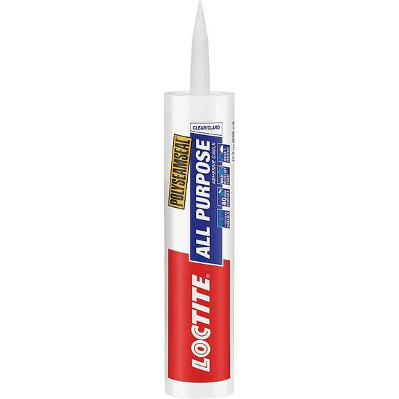Loctite Polyseamseal Clear All Purpose Sealant - Indoor/Outdoor Use - 10-Fluid Ounce