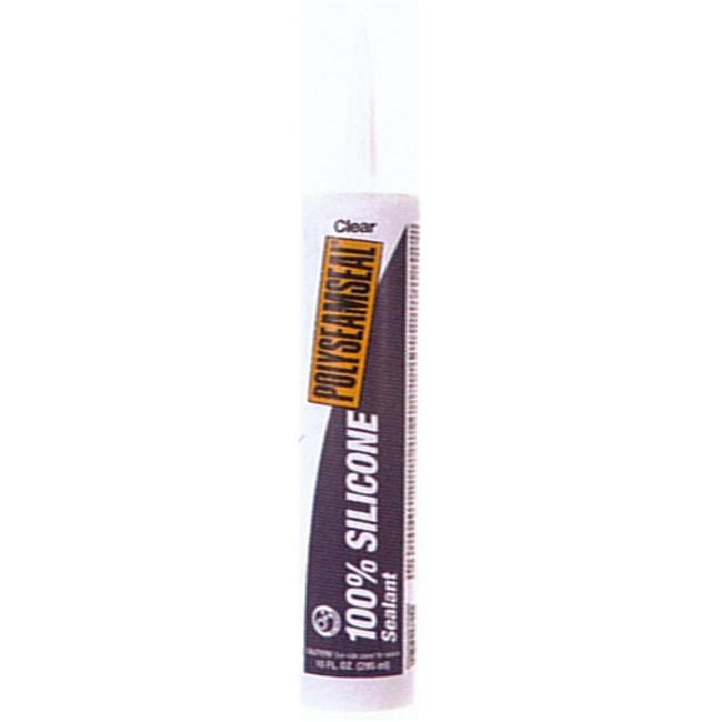 Clear Silicone Multipurpose Sealant Tube, 10 oz
