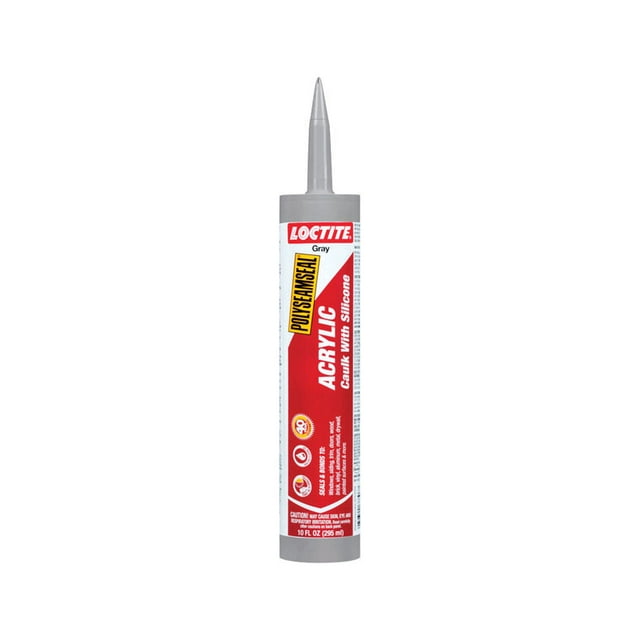 Loctite Polyseamseal Gray Acrylic/Silicone Caulk Sealant 10 oz