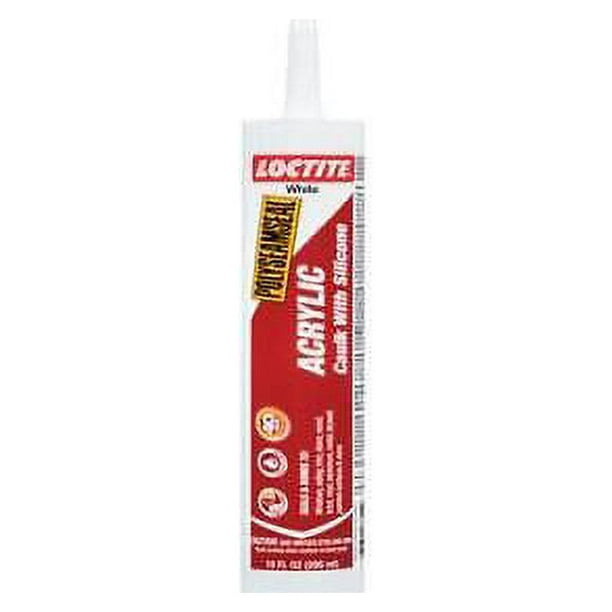 Loctite Polyseamseal White Acrylic/Silicone Caulk Sealant 10 oz. (Pack