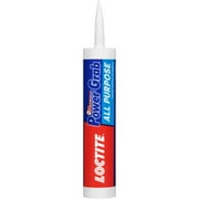 Loctite Power Grab Construction Adhesive All Purpose, Pack of 1, White 9 fl oz Cartridge