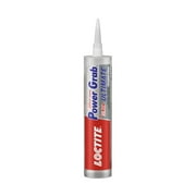 Loctite Power Grab Construction Adhesive Ultimate Crystal Clear, Pack of 1, Clear 9 fl oz Cartridge