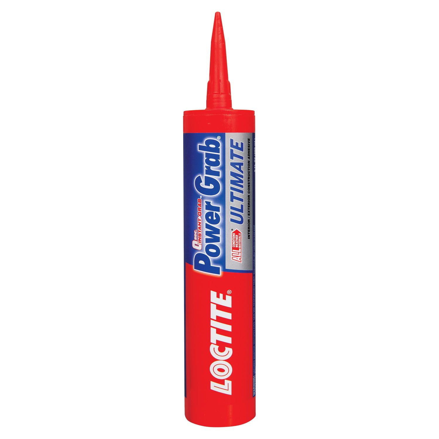 Loctite Power Grab Construction Adhesive Ultimate, Pack of 1, White 9 fl oz Cartridge