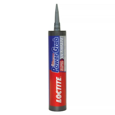 Loctite Power Grab Construction Adhesive Ultimate, Pack of 1, White 9 fl oz Cartridge