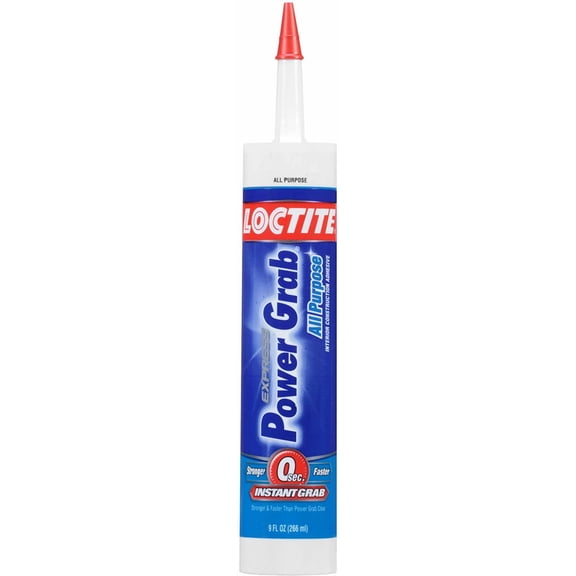 Loctite Power Grab Express All Purpose Construction Adhesive, 9 Ounce Cartridge 2022554