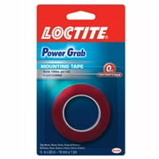 Loctite Power Grab Mounting Tape, 0.75 in x 60 in, Red 60 inches Roll