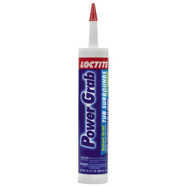 Loctite Power Grab White Tub Surround Adhesive 10Fluid Ounce Cartridge