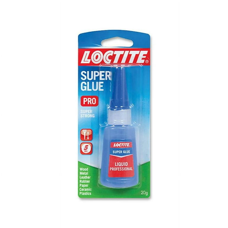 Super Glue Original Formula, 0.1 OZ - Clear Glue for Plastic, Wood, Ceramic  Glue Repair - Heavy Duty, Strong Adhesive - Multipurpose Super Glue for  Rubber, Shoes and More, 6 Packs by GOSO Direct