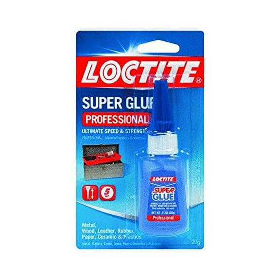 Loctite Professional Fast Set Super Glue, 0.71 Oz, Clear