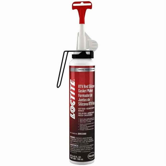 Loctite SI 596 Superflex Red RTV Silicone for Automotive: Sensor-Safe, High Temp | Red, 190mL Aerosol Can (PN: 492001-2093360)