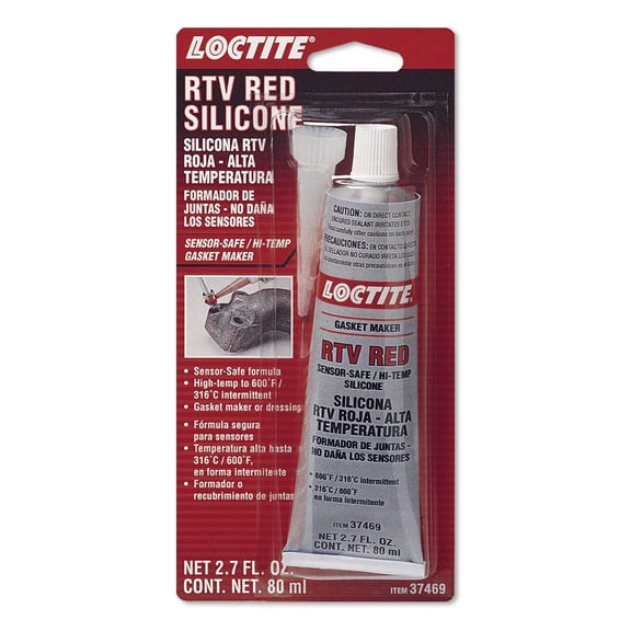 Loctite Sensor Safe Red RTV Silicone Sealant 80 ml Tube P/N 37469