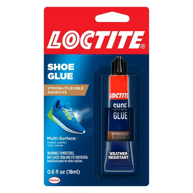 Loctite Shoe Glue, Pack of 1, Clear 0.6 fl oz Tube