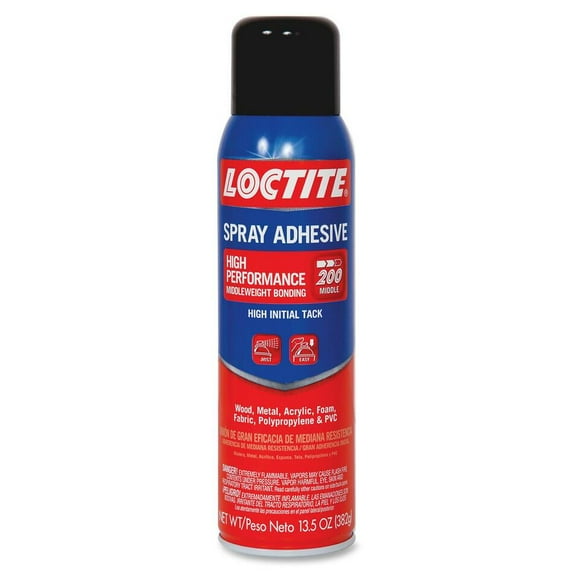 Loctite Spray Adhesive, Clear, 13.5 oz -LOC1713065