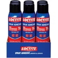 thumbnail image 1 of Loctite Spray Adhesive Repositionable Acid-Free General Spray Adhesive, Clear, 13.5 oz Can (6 Pack), 1 of 2