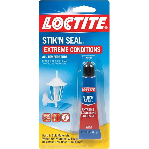 Loctite Stik n' Seal Extreme Conditions Adhesive 0.58 Fluid Ounce 1360784