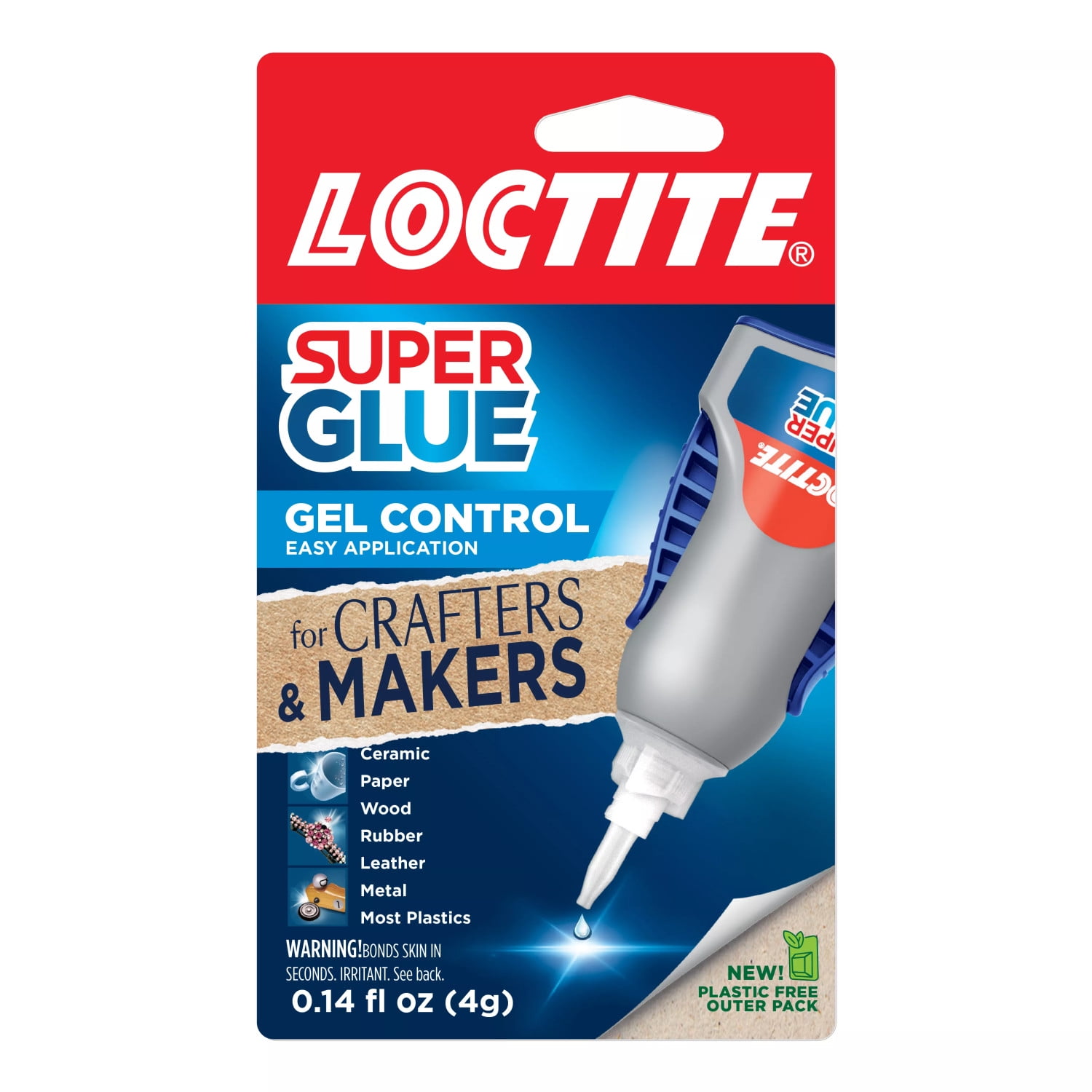 Loctite Gel Control Super Glue - 0.14 fl oz - 1 Each - Clear - Bluebird  Office Supplies