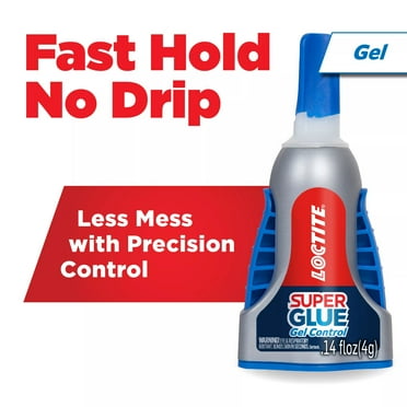 Loctite Super Glue Gel Control, Pack of 1, Clear 4 g Bottle